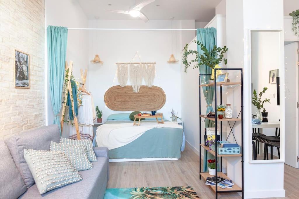 Al5 Seaside Bliss-Stylish Loft Steps From Malvarrosa Valencia Exterior photo